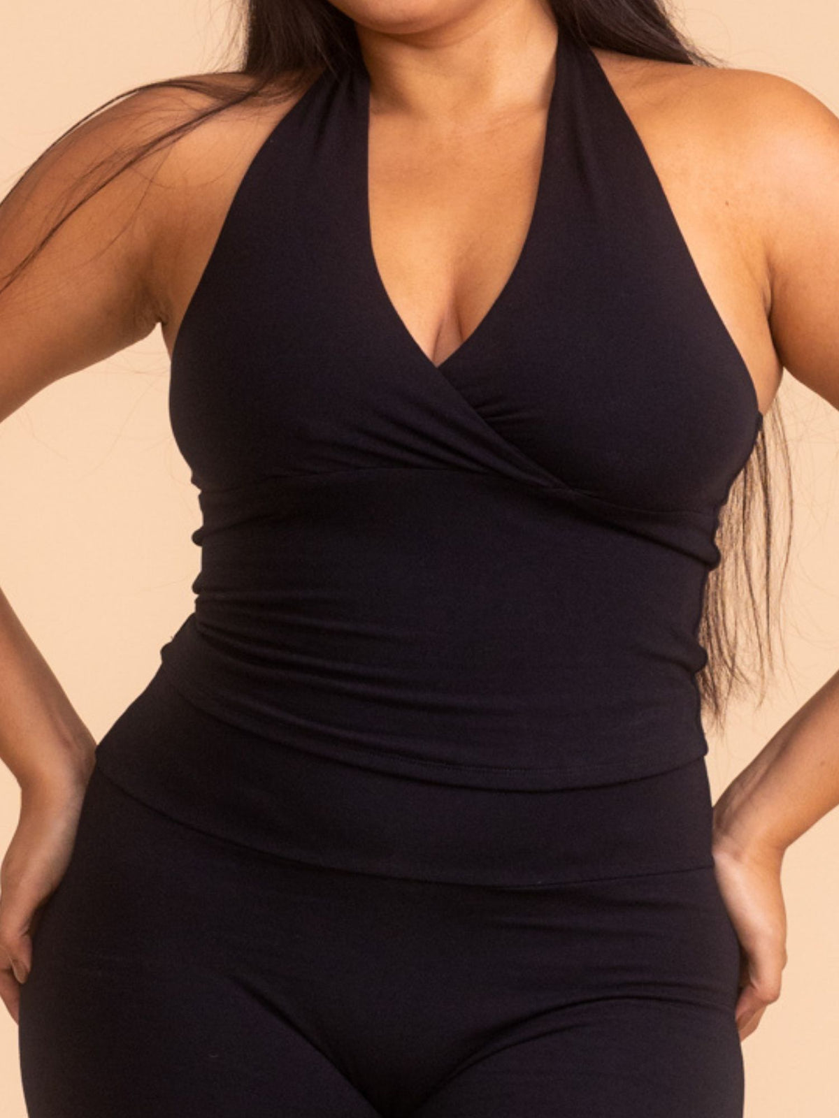 Long Serpent Top - Black Onyx