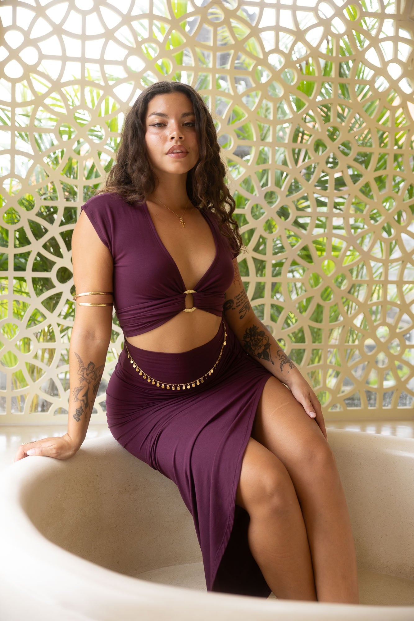 Anaya Top (5-Way) - Amethyst Purple