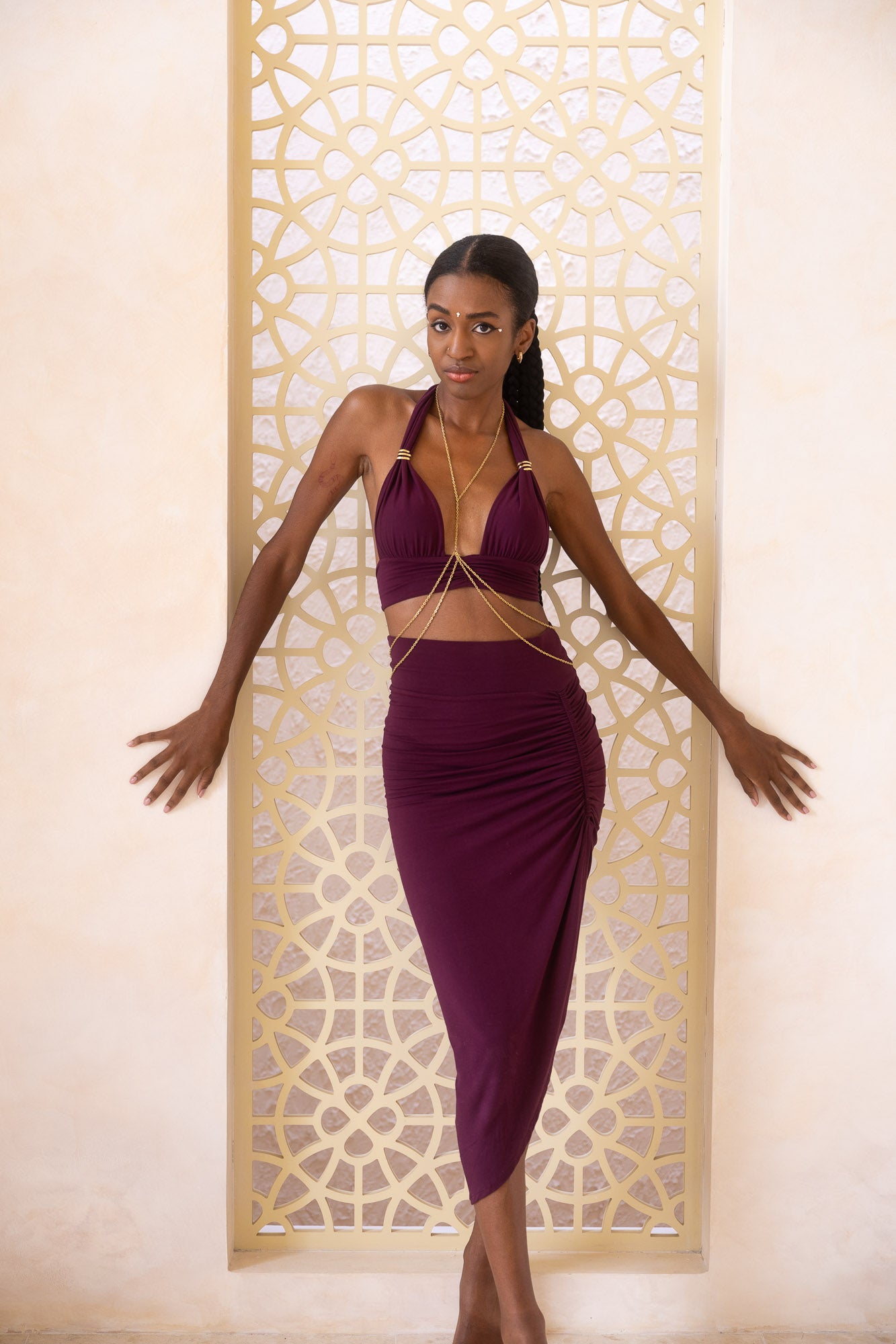 Celeste Top - Amethyst Purple