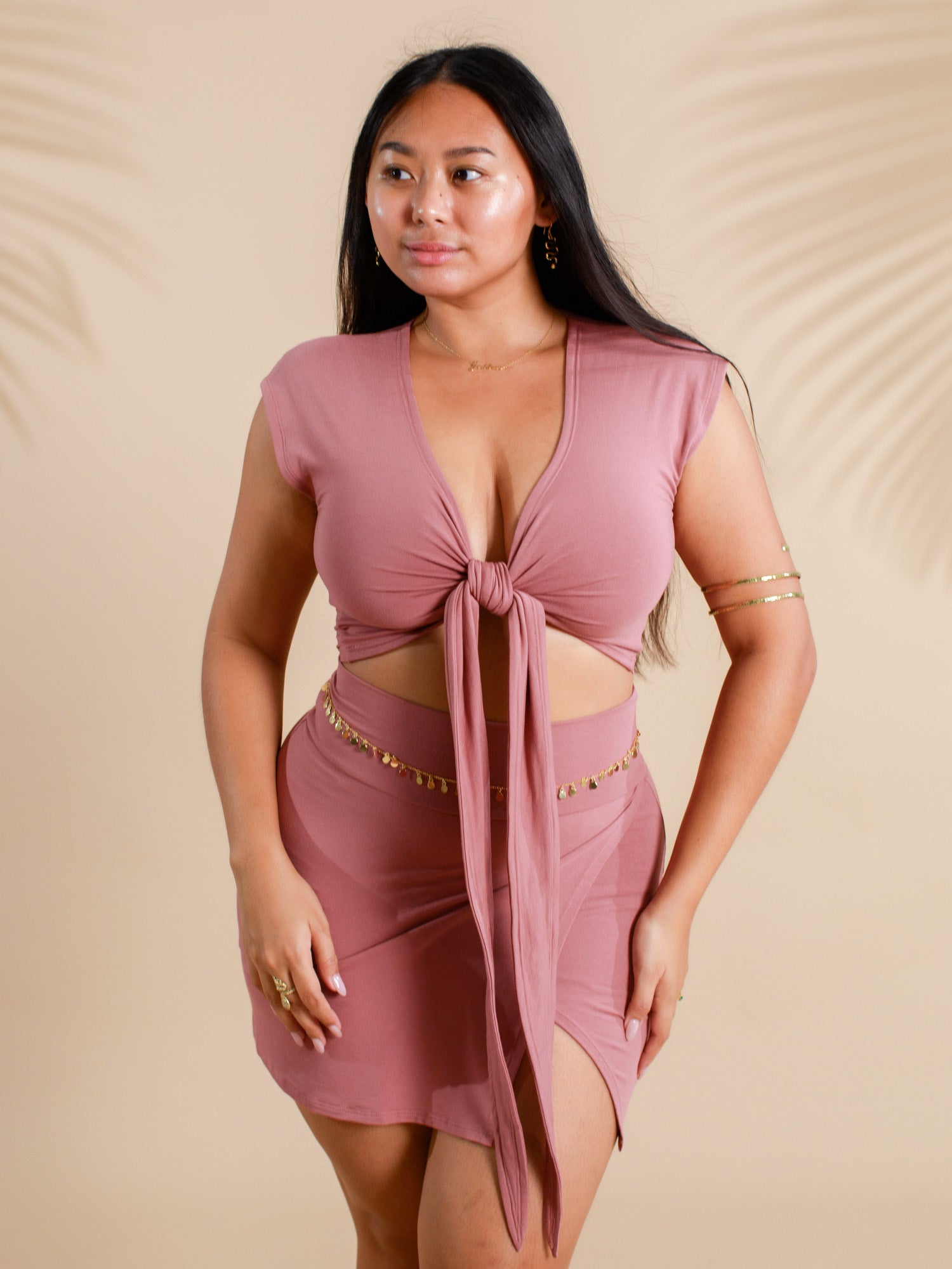 Anaya Top (5-Way) - Dusty Rose
