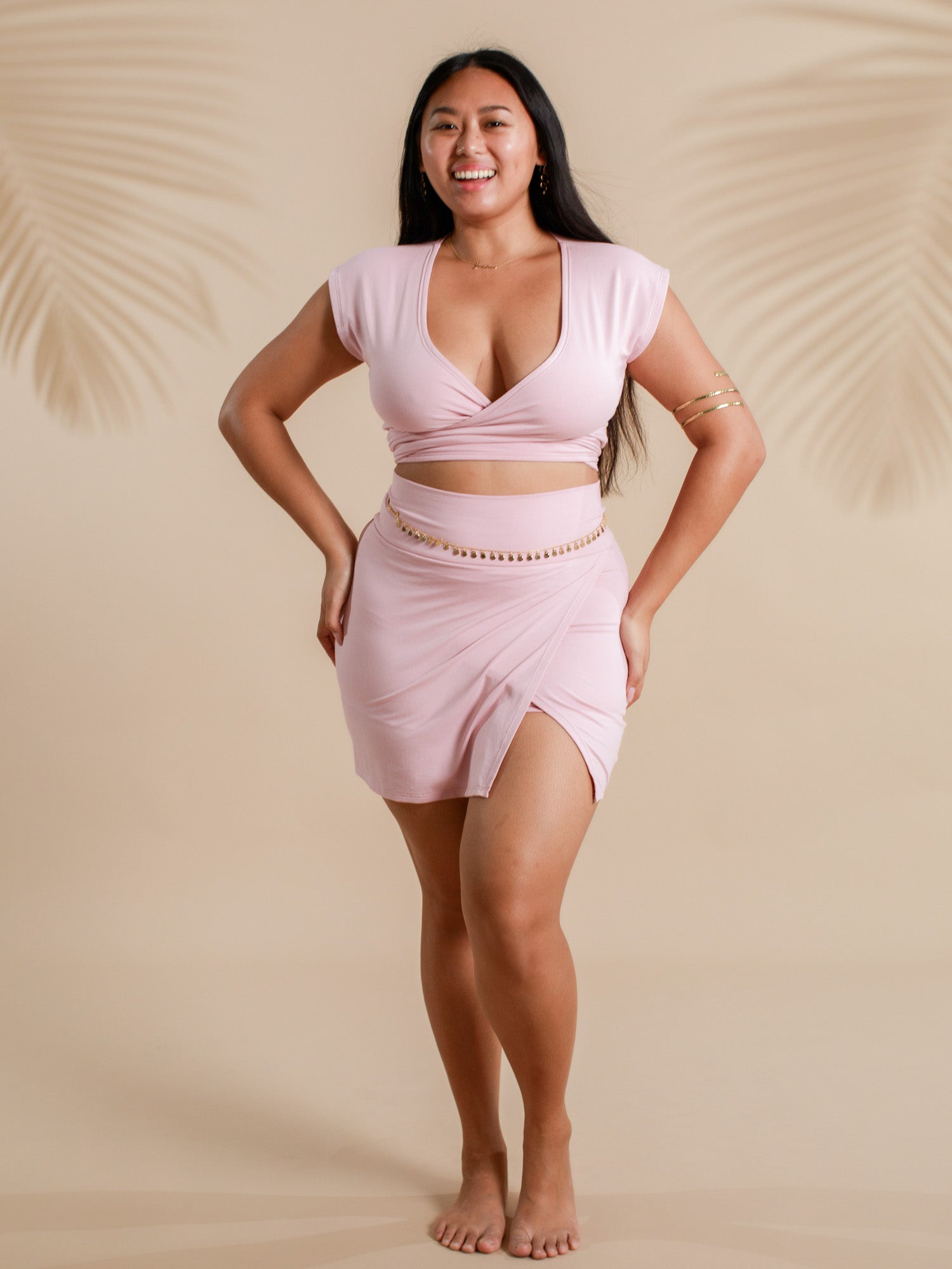 Anaya Top (5-Way) - Pink Quartz