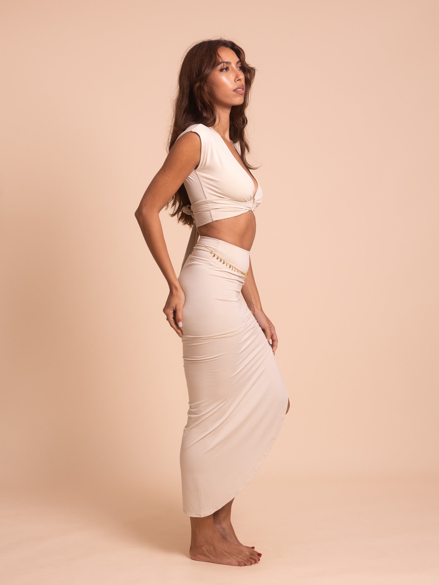 Anaya Top (5-Way) - Sandy Pearl