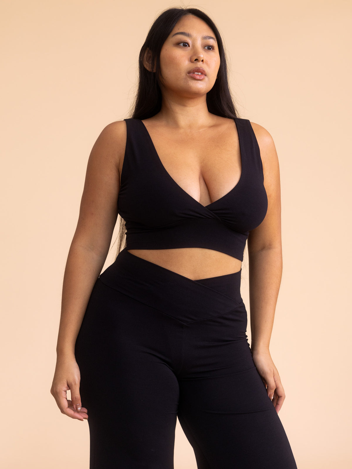 Alora Flare Pant - Black Onyx