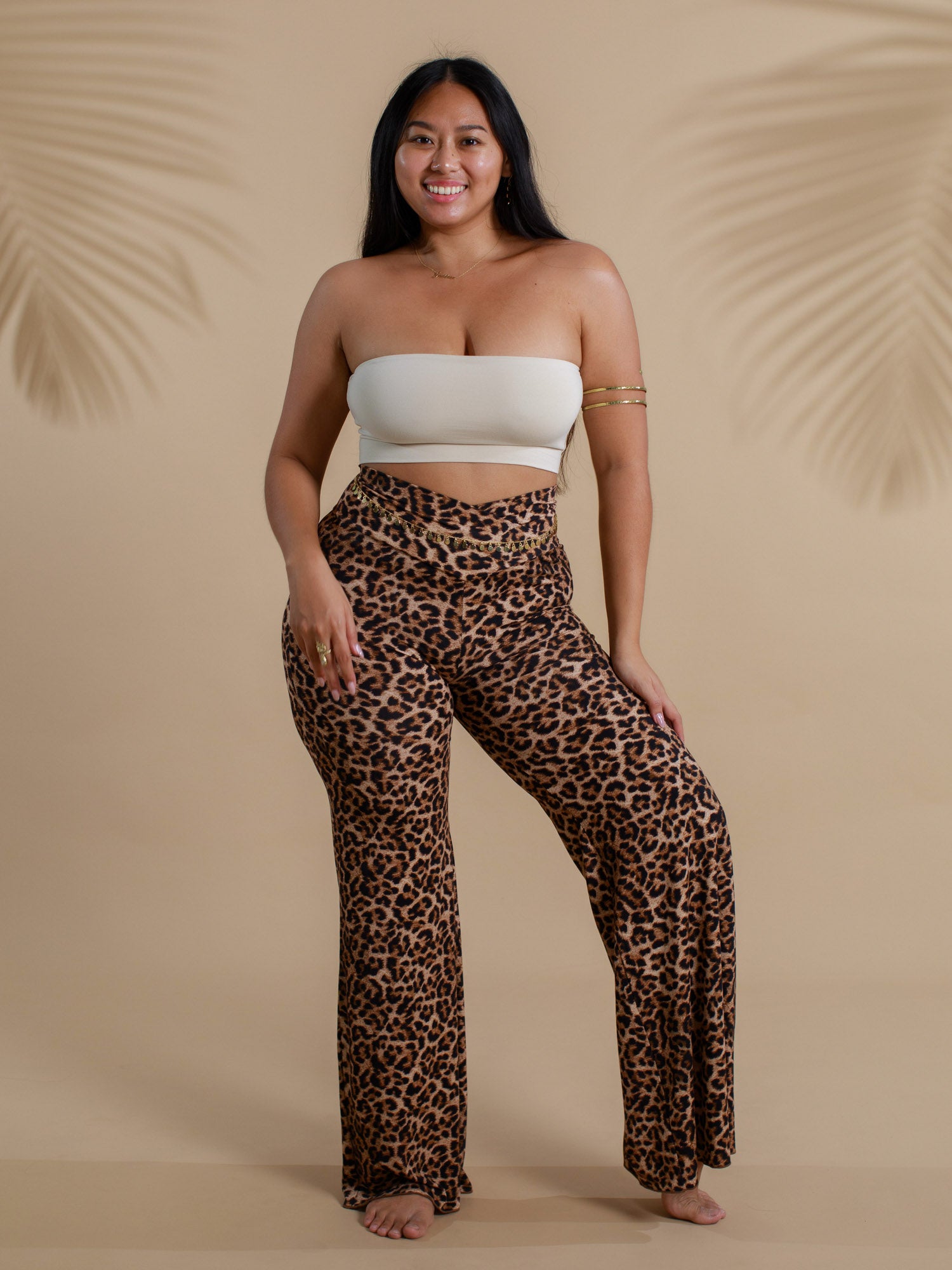 Freya Pant - Organic Leopard