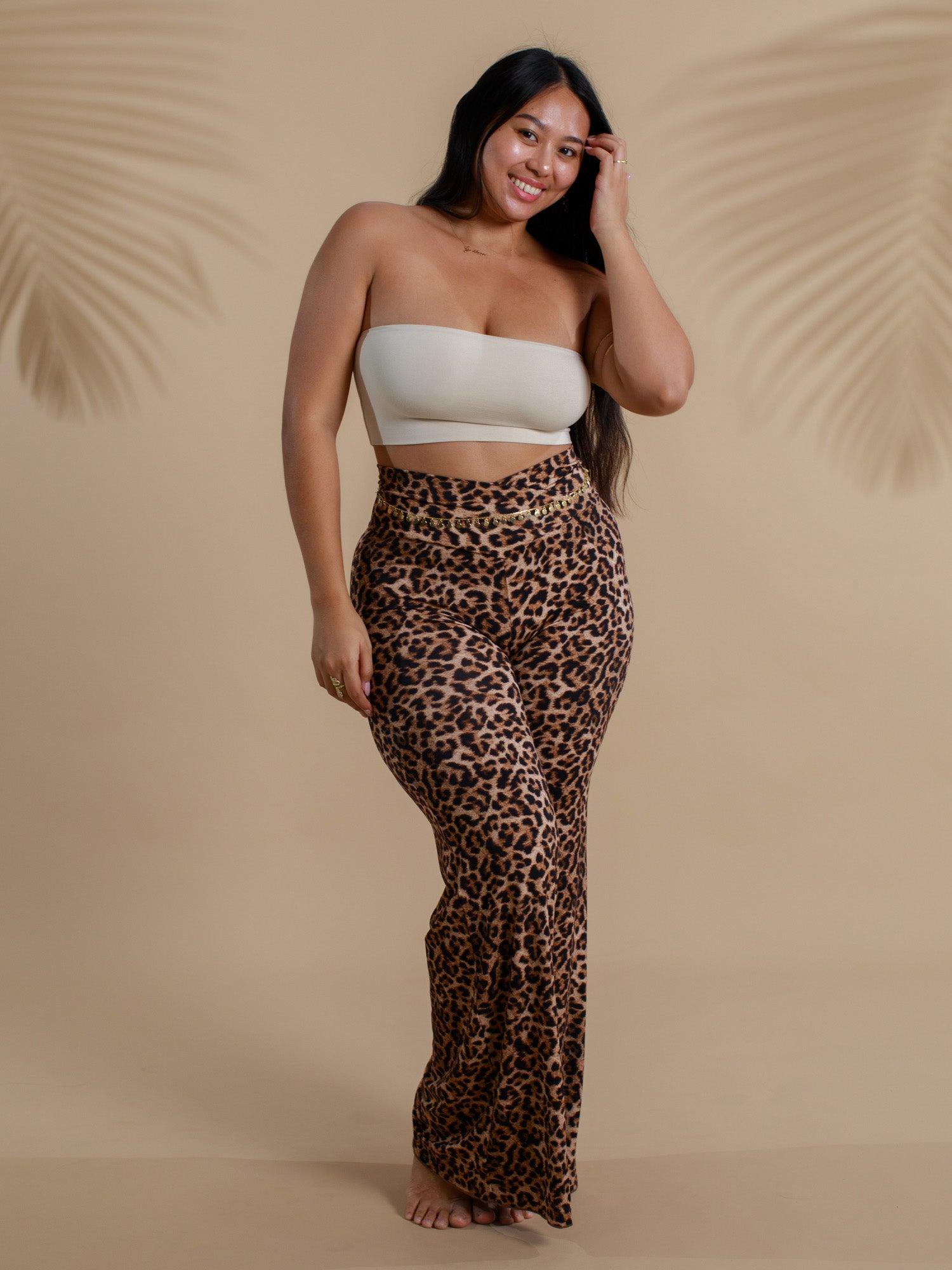 Freya Pant - Organic Leopard