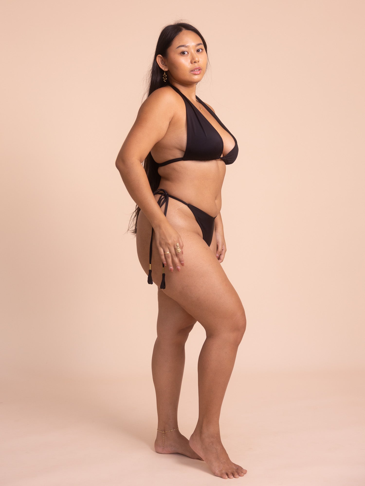 Calypso Bikini Bottom - Black Onyx