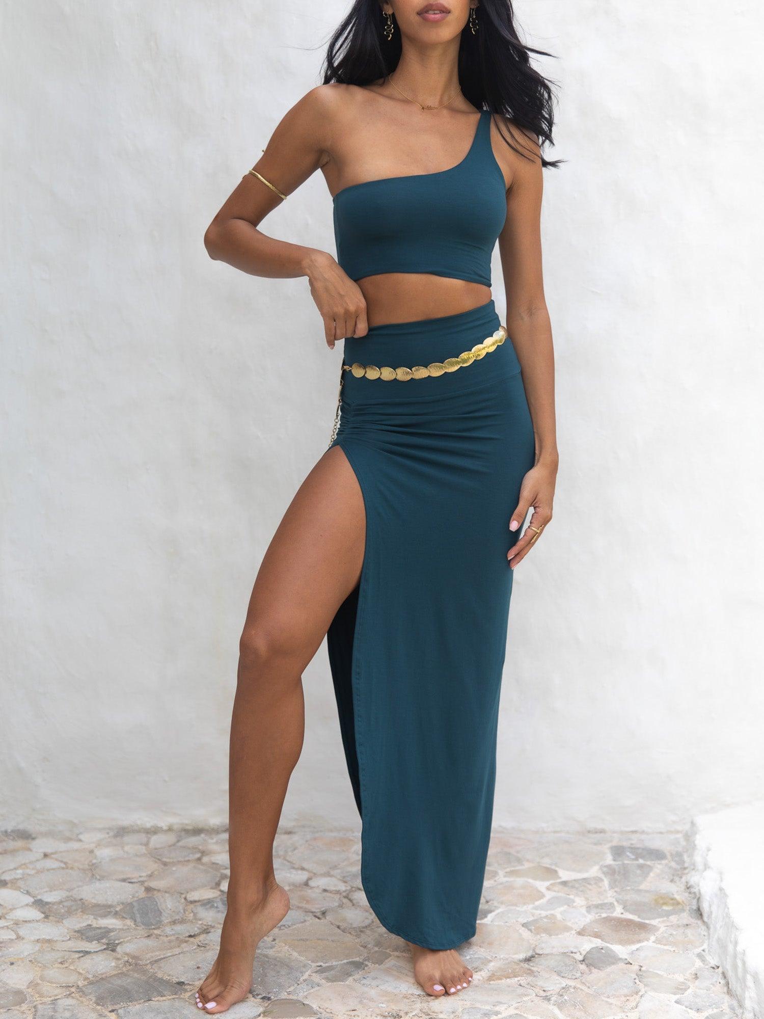 Zahra Top - Atlantis Blue