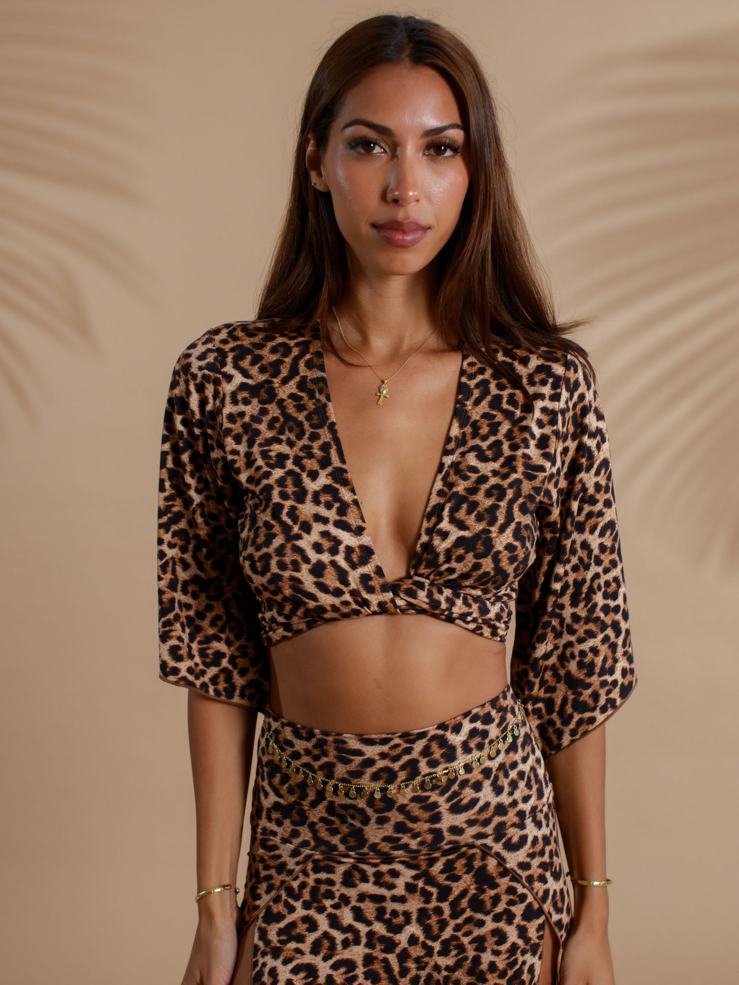 Geisha Top (5-Way) - Organic Leopard
