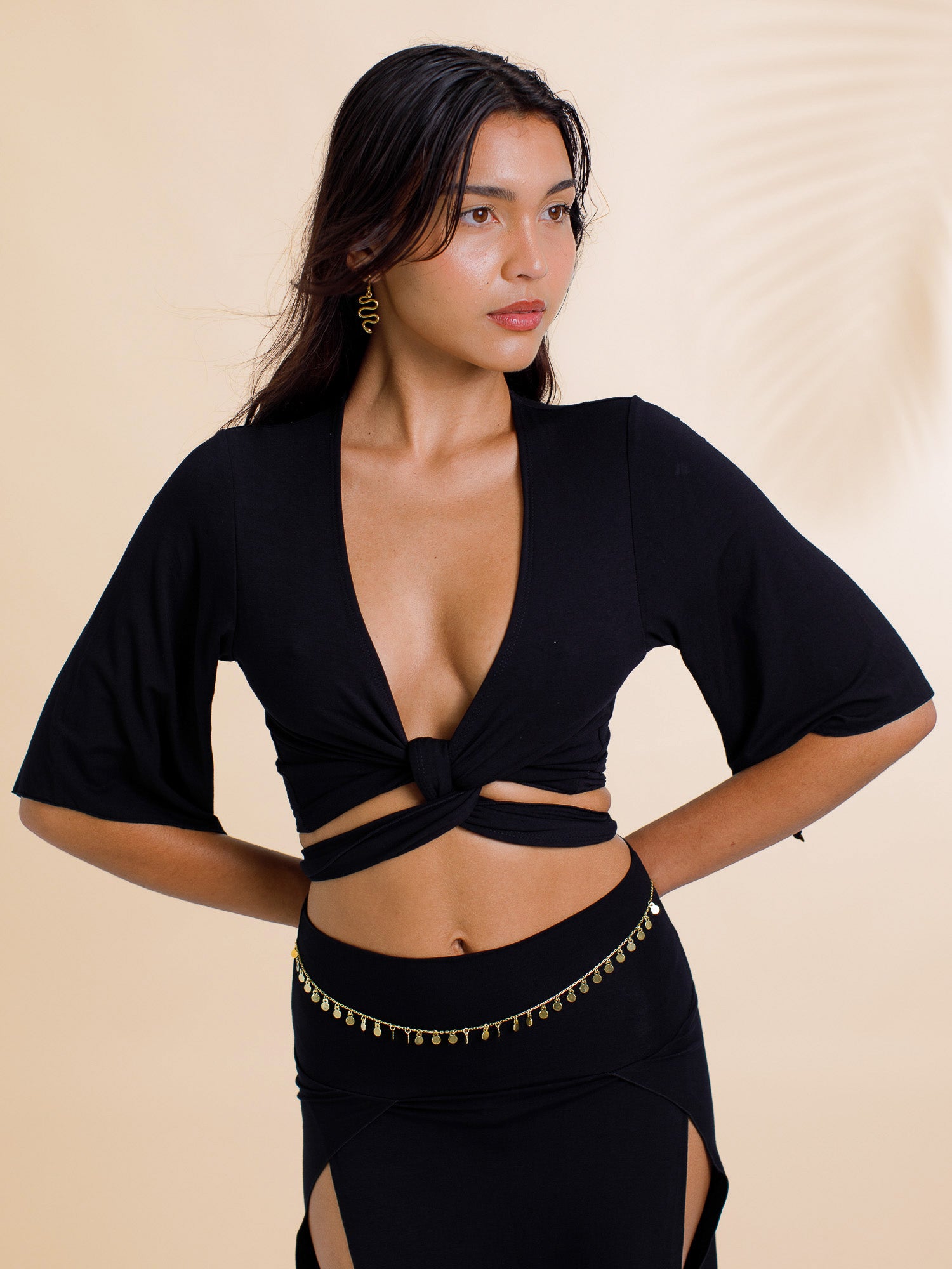Geisha Top (5-Way) - Black Onyx