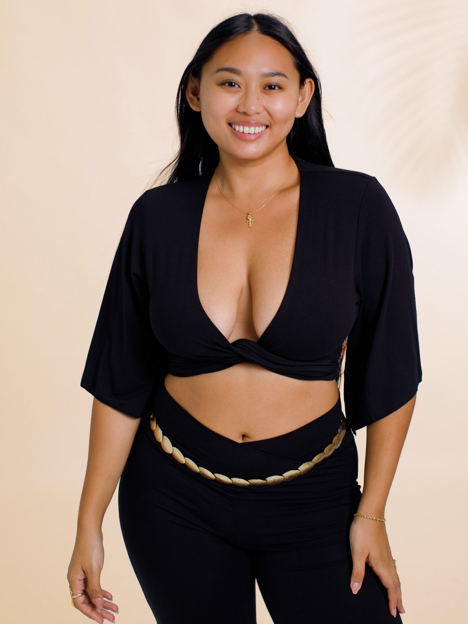 Geisha Top (5-Way) - Black Onyx