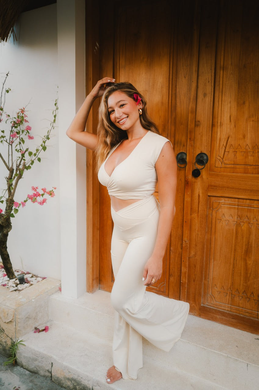 Anaya Top (5-Way) - Sandy Pearl