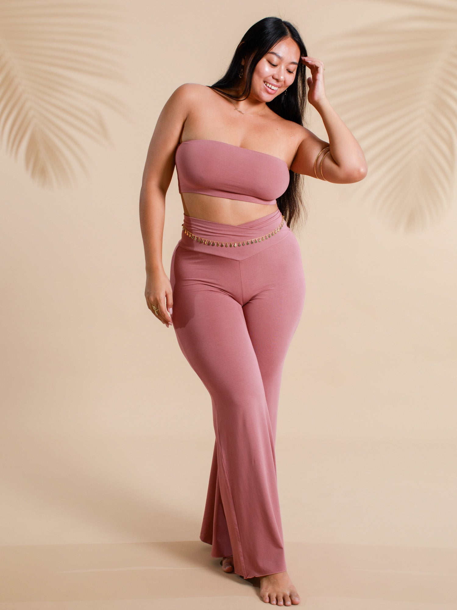 Bandito Top - Dusty Rose