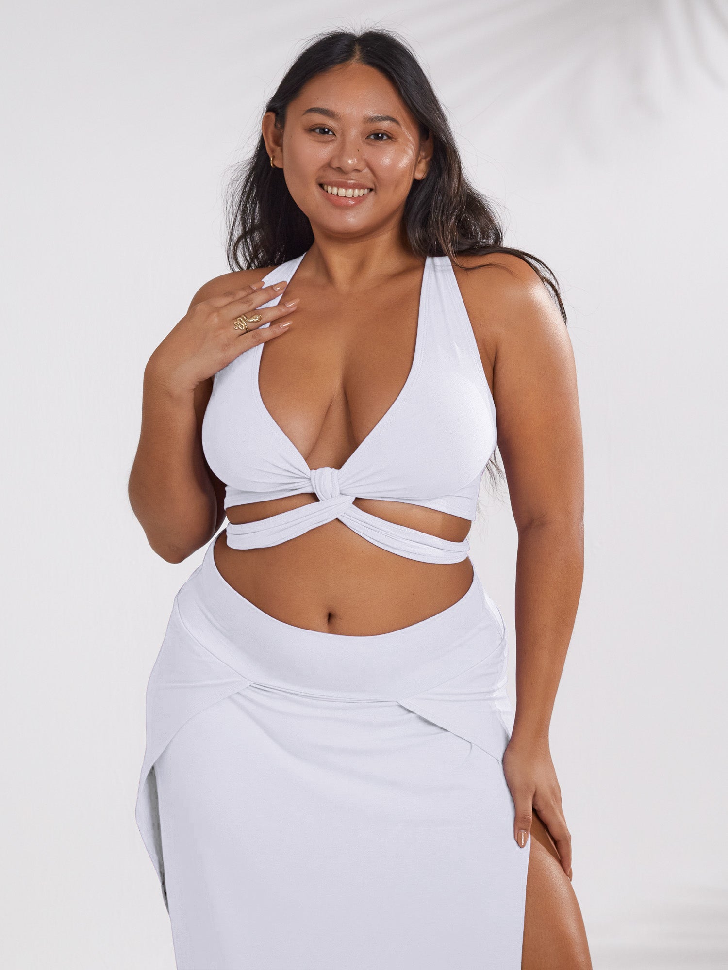 Serpent Top (5-Way) - White Quartz