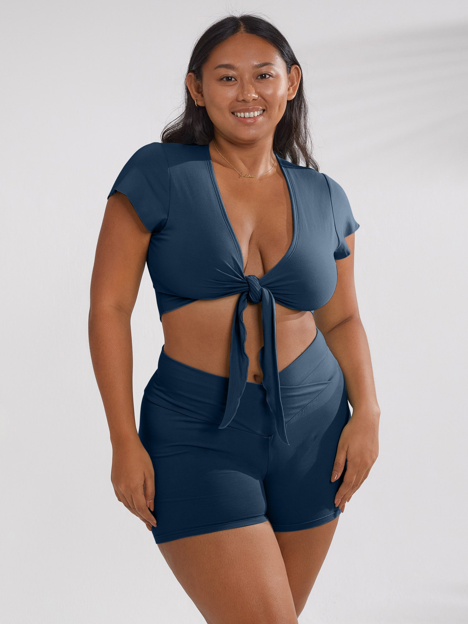Lily Top - Atlantis Blue