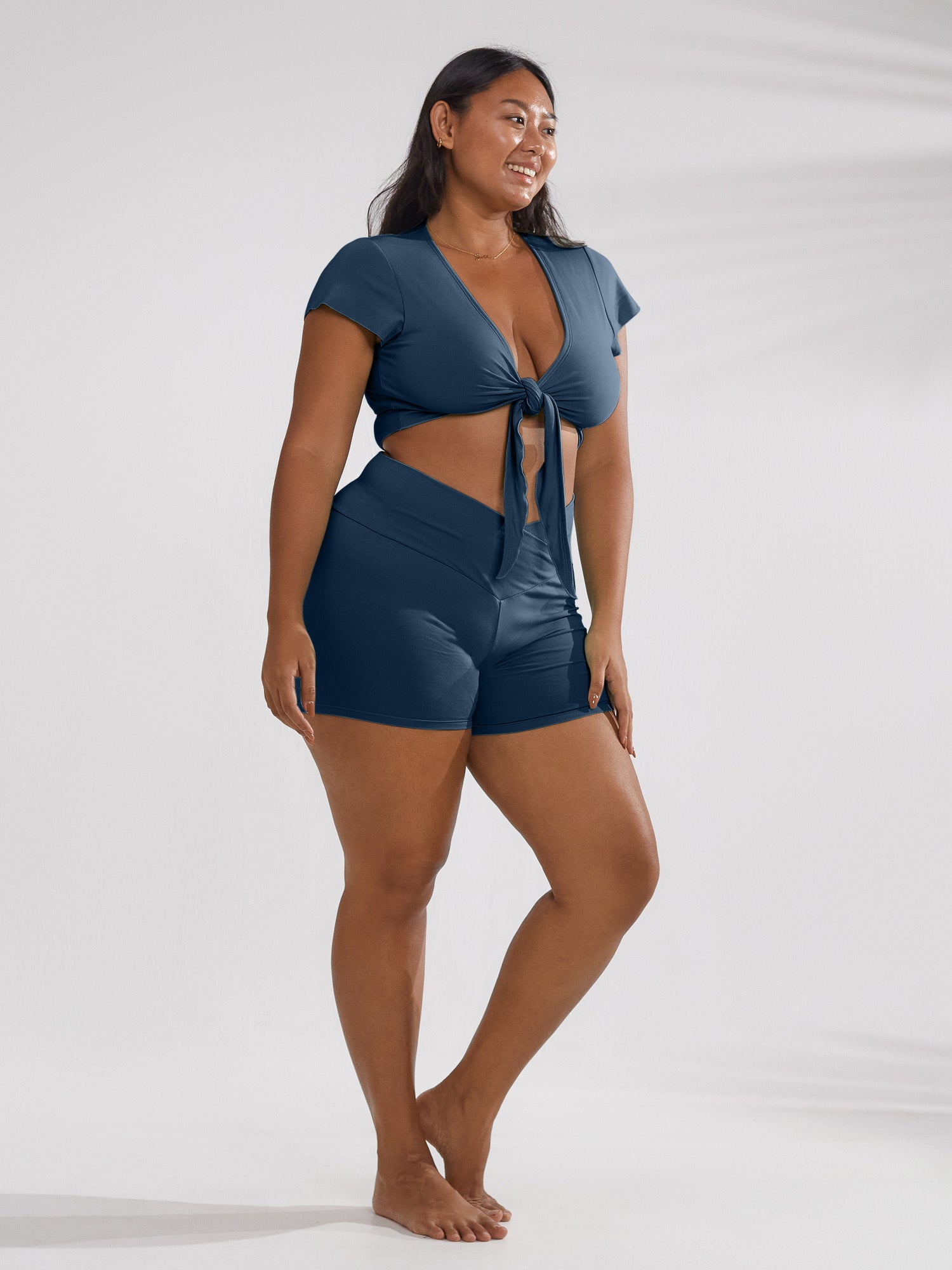 Lily Top - Atlantis Blue