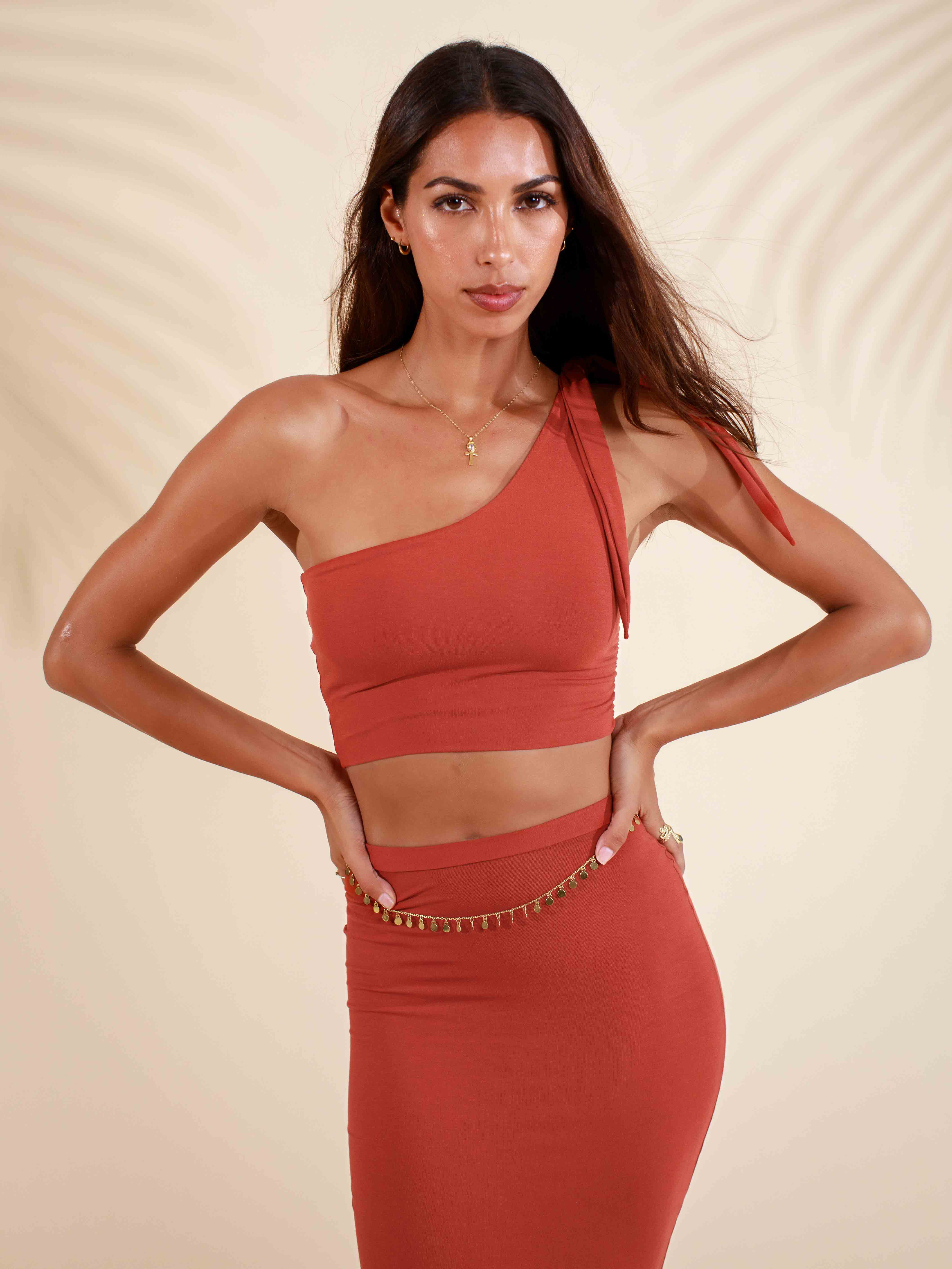 Nalu Top (3-Way) - Carnelian