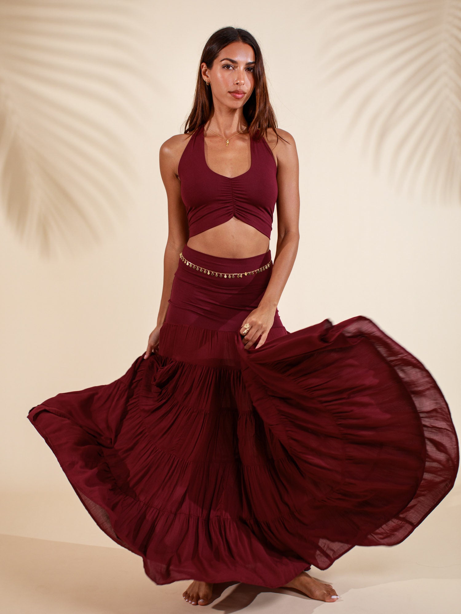 Esme Skirt - Cherry Stone