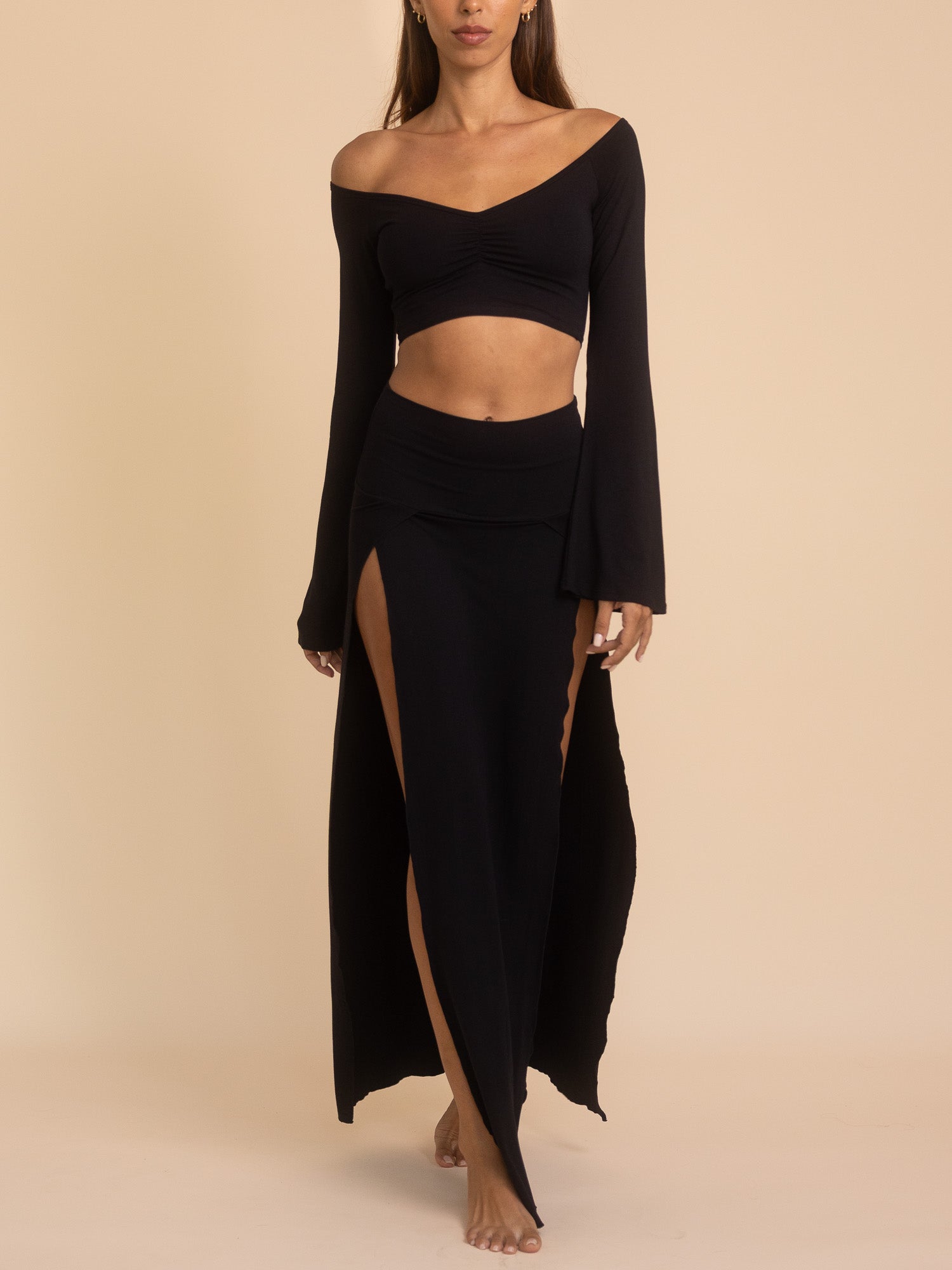 Persephone Top - Black Onyx