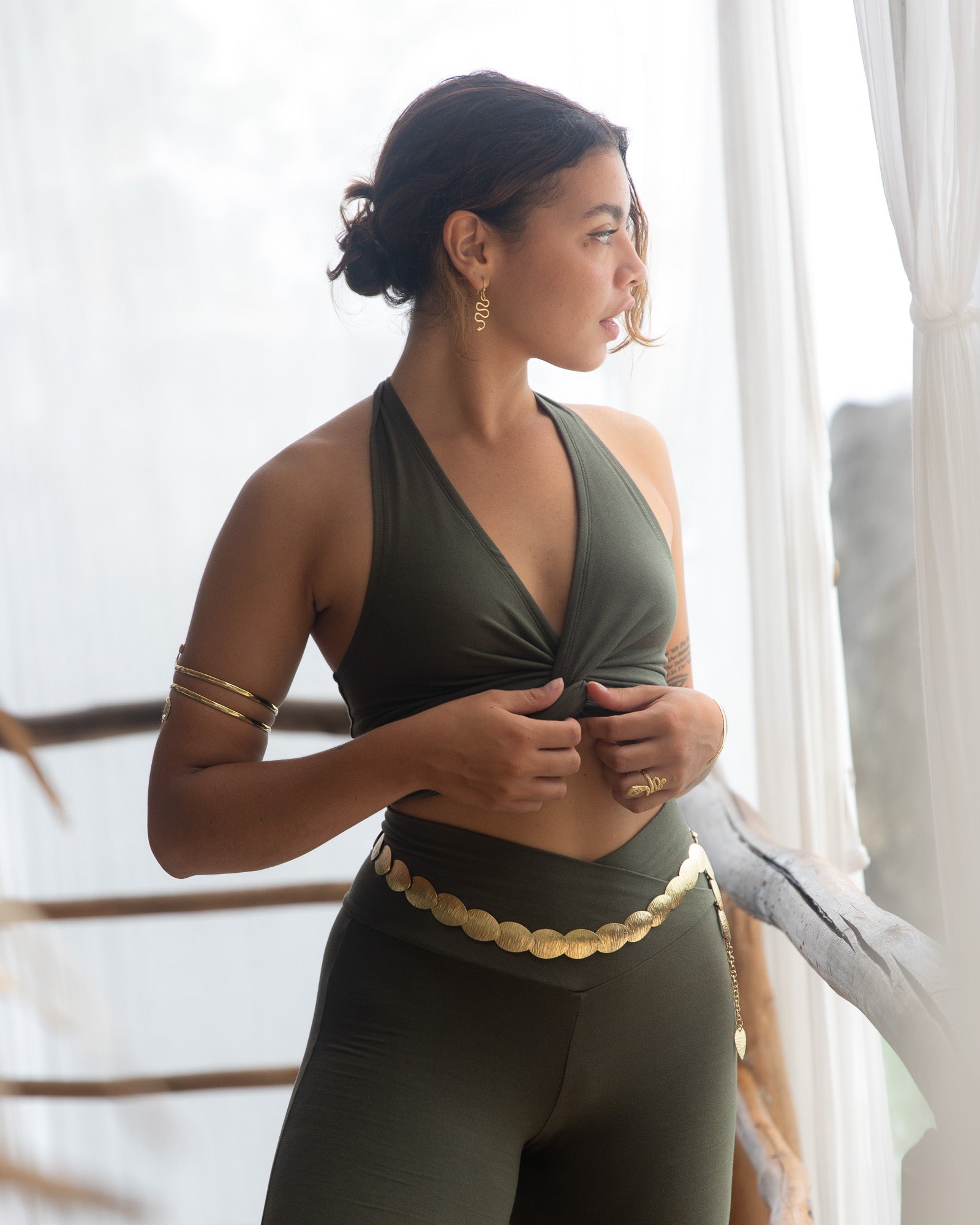 Freya Pant - Forest Jade