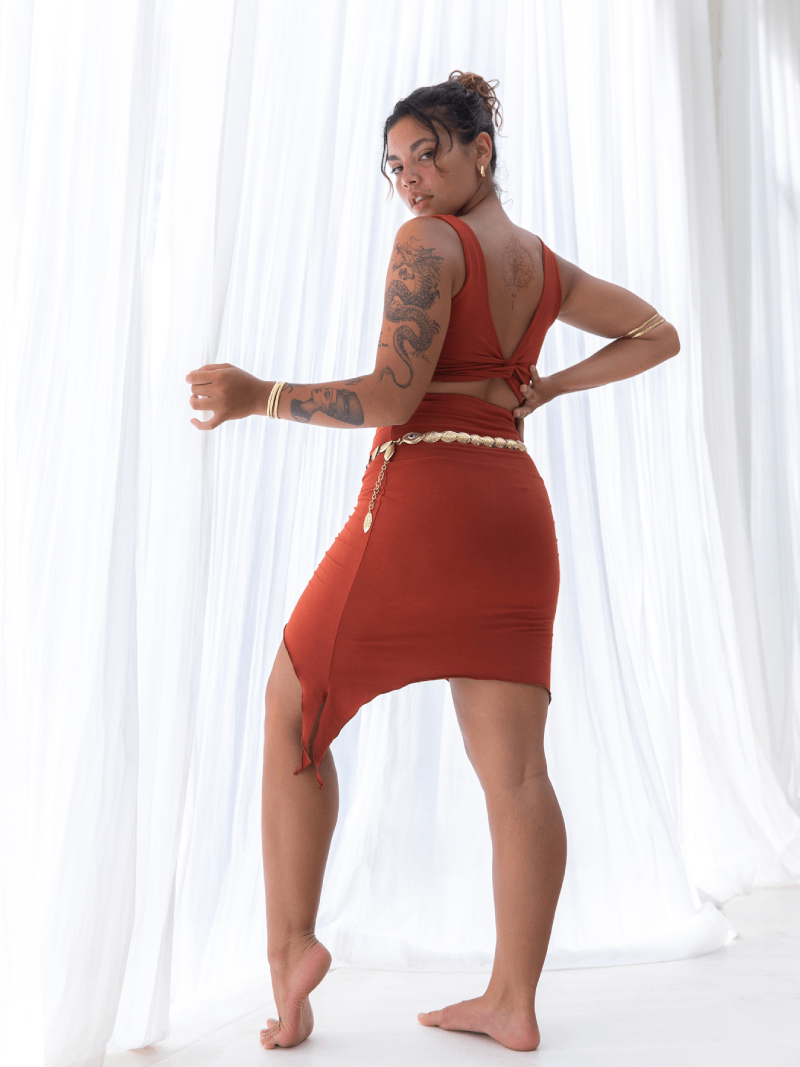 Reversible Artemis Top (5-Way) - Carnelian