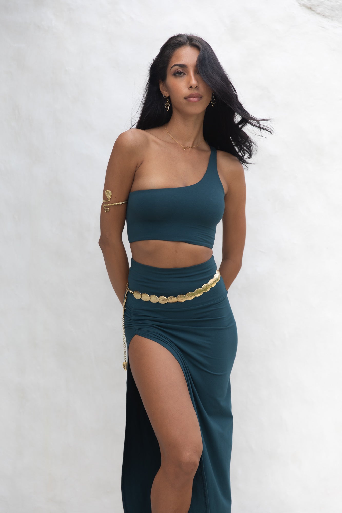 Zahra Top - Atlantis Blue