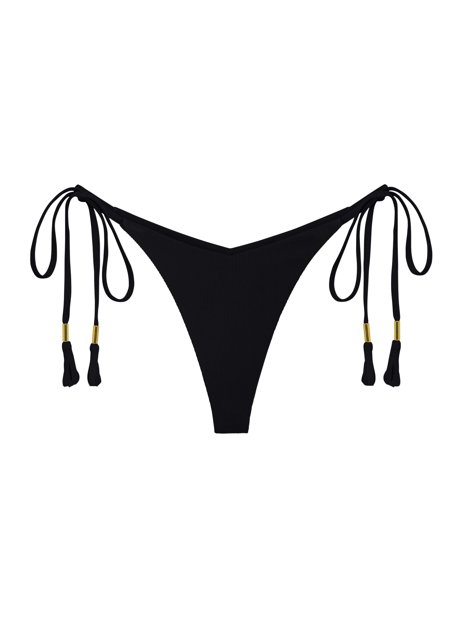 Calypso Bikini Bottom - Shiny Black