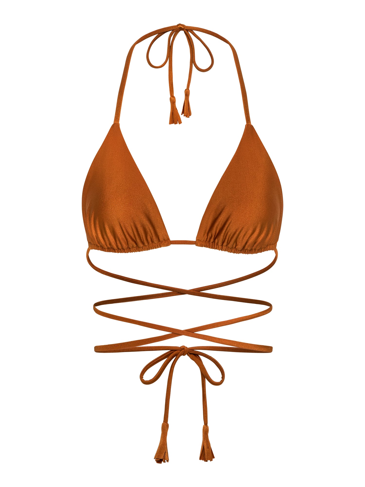 Calypso Bikini Halter Top - Bronze
