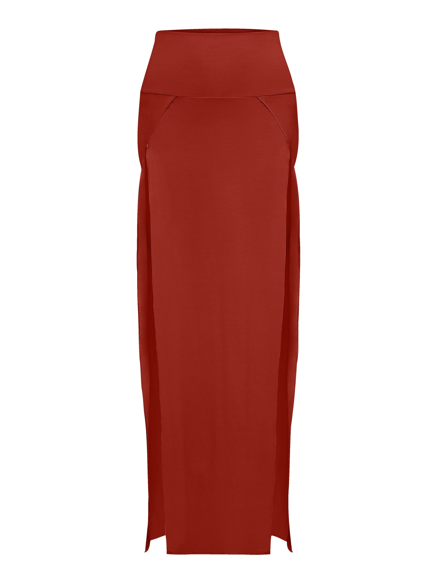 Cleopatra Slit Skirt - Carnelian