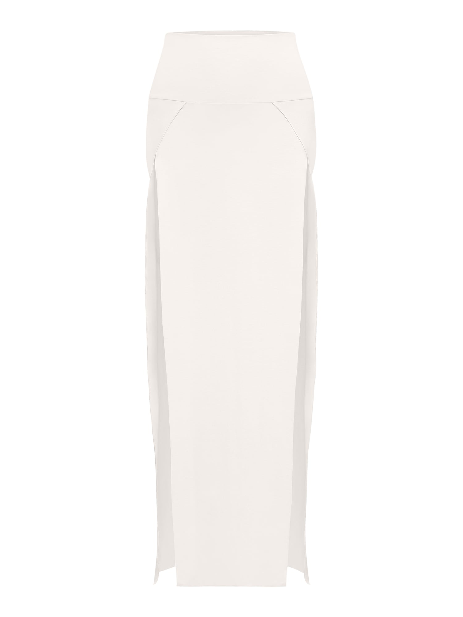 Cleopatra Slit Skirt - Sandy Pearl