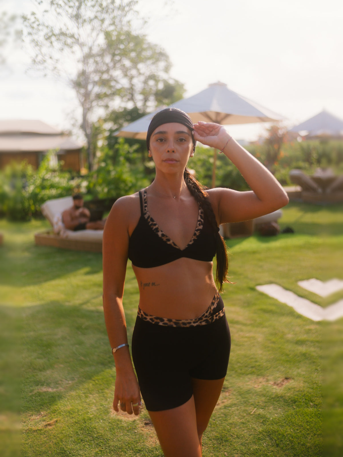 Nova Short - Black Onyx / Leopard