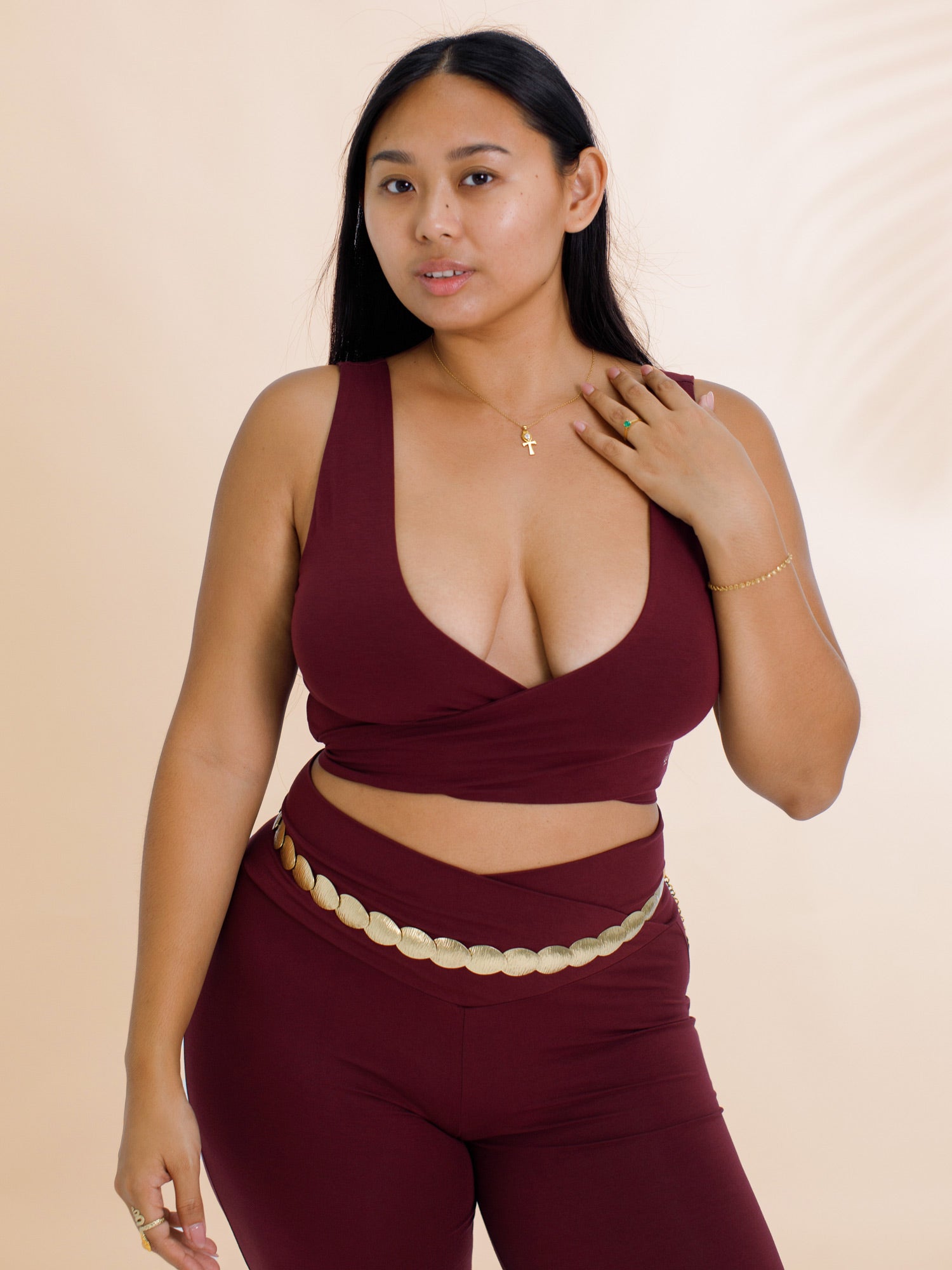 Reversible Artemis Top (5-Way) - Cherry Stone