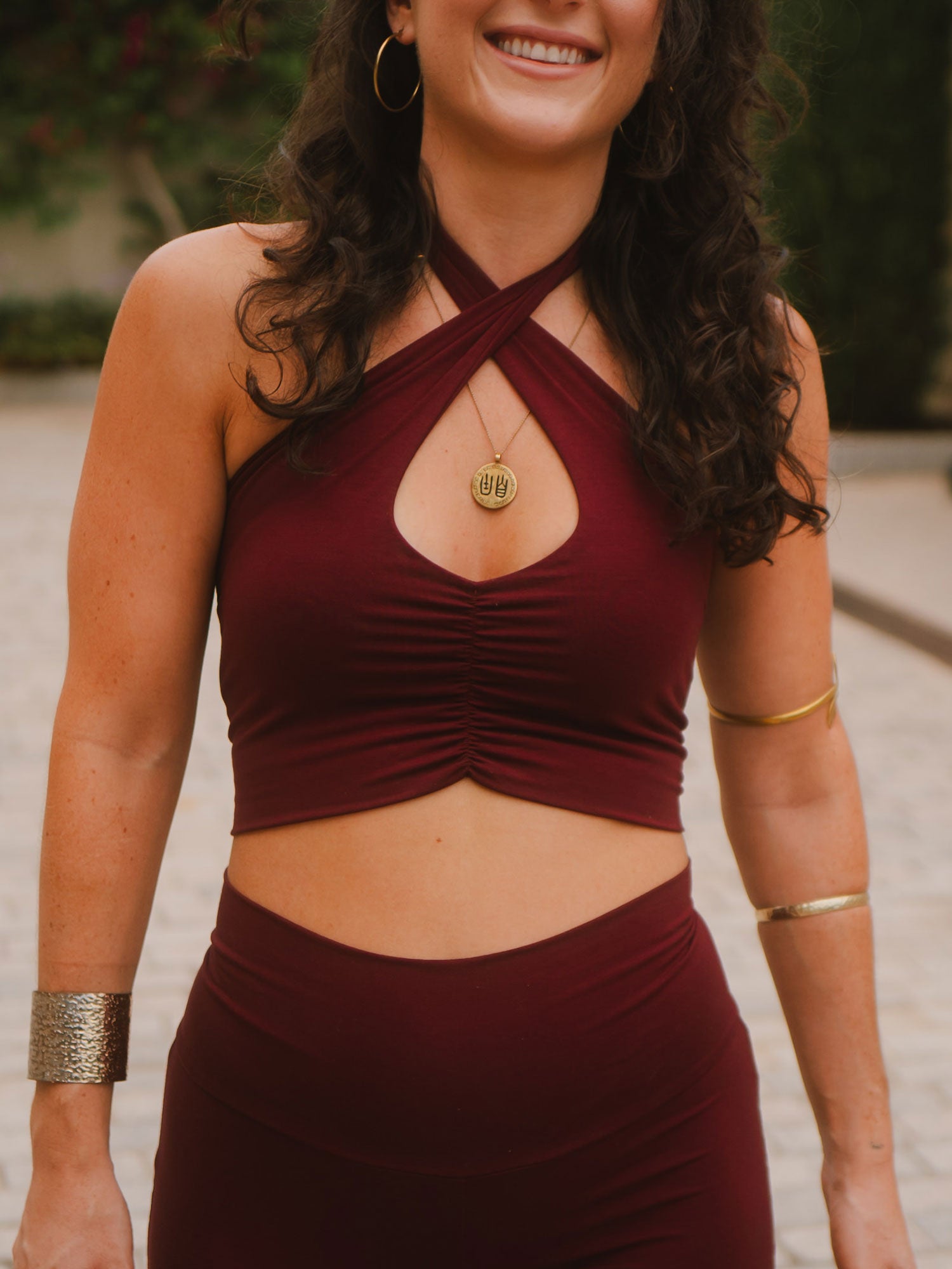 Nalu Top (3-Way) - Cherry Stone