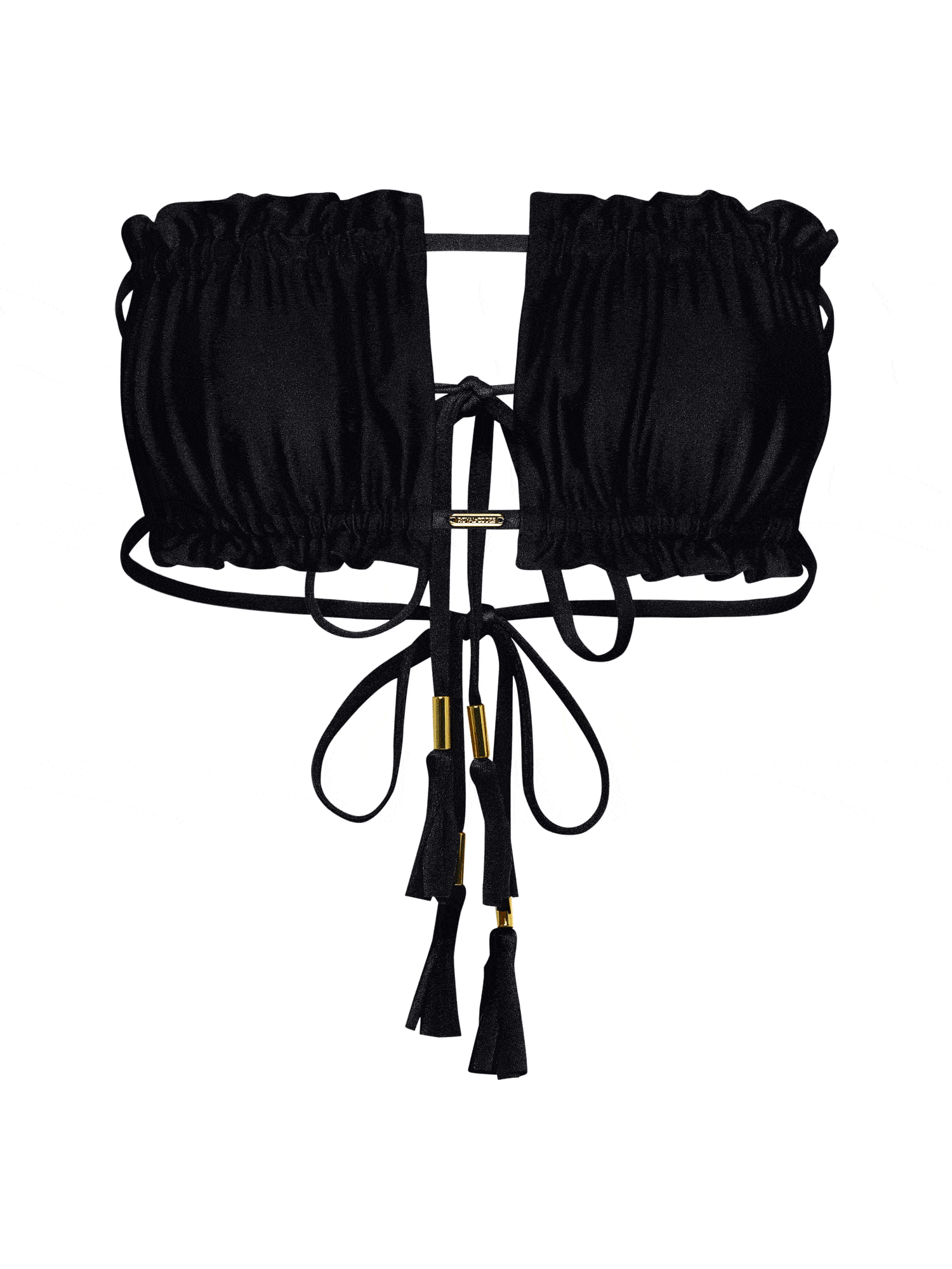 Penelope Bikini Top (4-Way) - Black Onyx