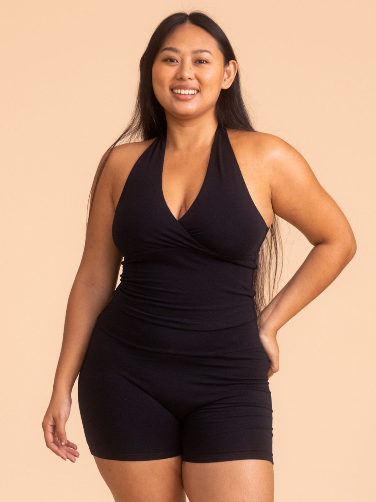 Long Serpent Top  - Black Onyx
