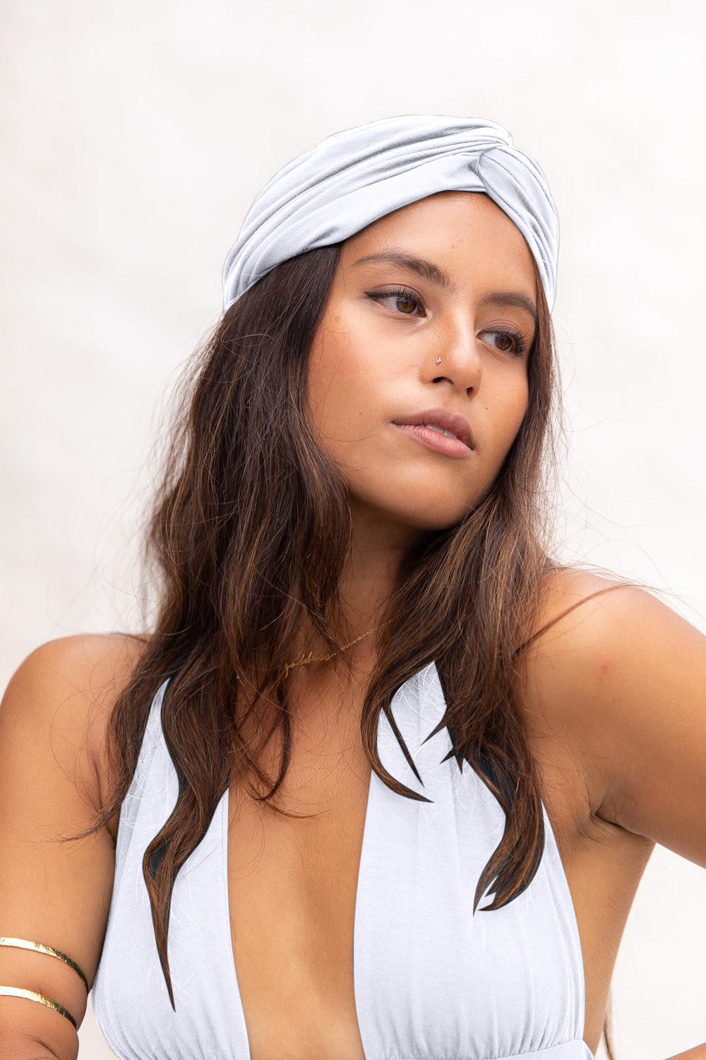 MAJ Headwrap - White Quartz