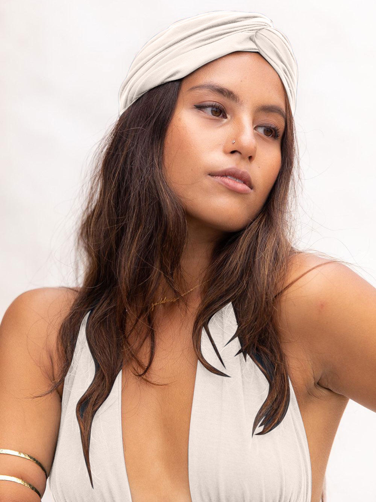 MAJ Headwrap - Sandy Pearl