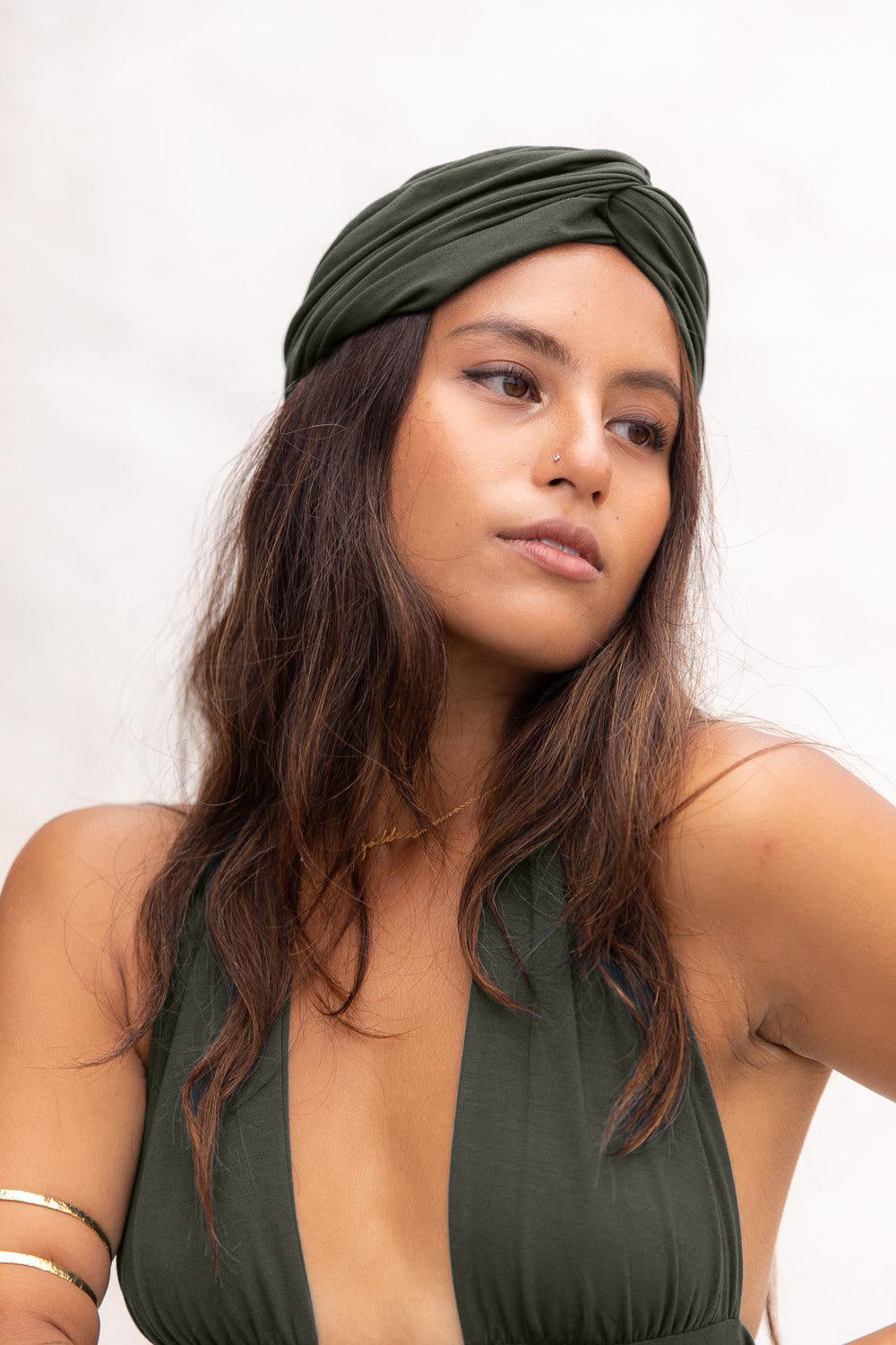 MAJ Headwrap - Forest Jade