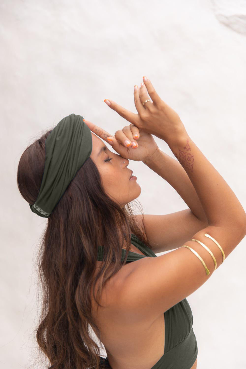 MAJ Headwrap - Forest Jade