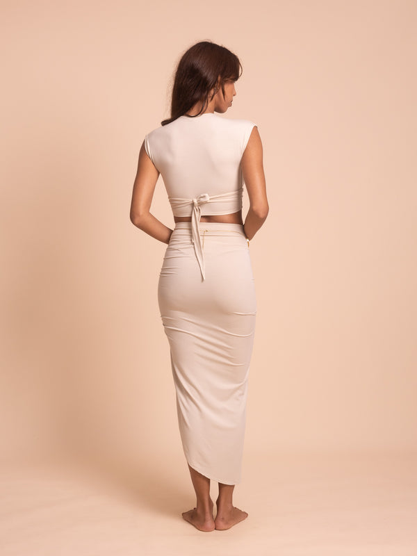 Anaya Top (5-Way) - Sandy Pearl