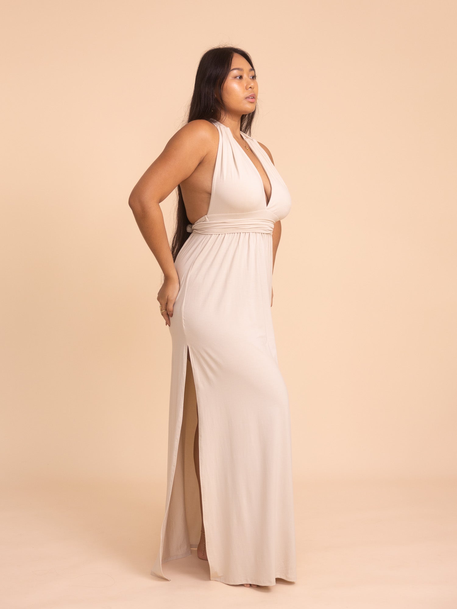 Aurora Dress - Sandy Pearl