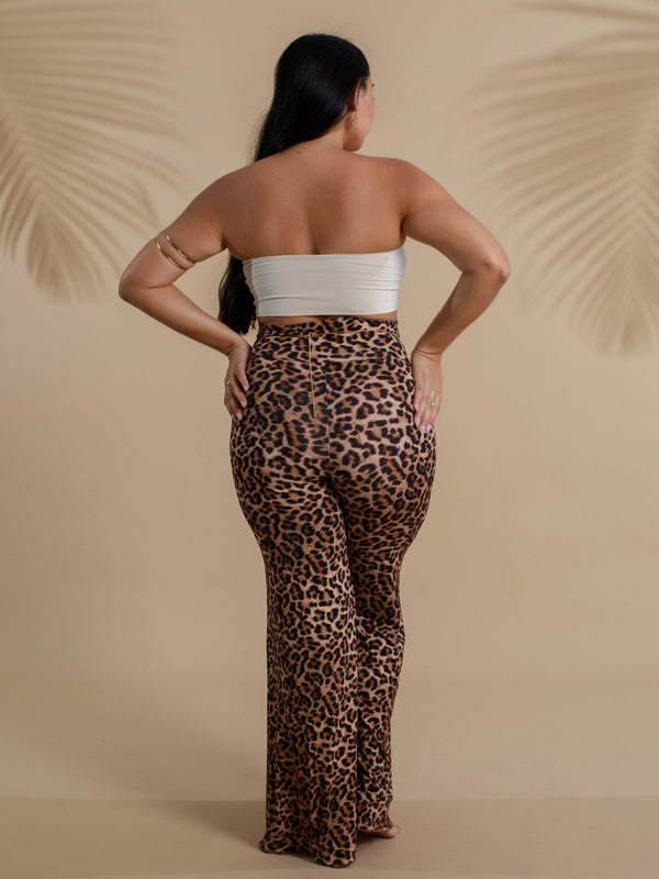 Freya Pant - Organic Leopard