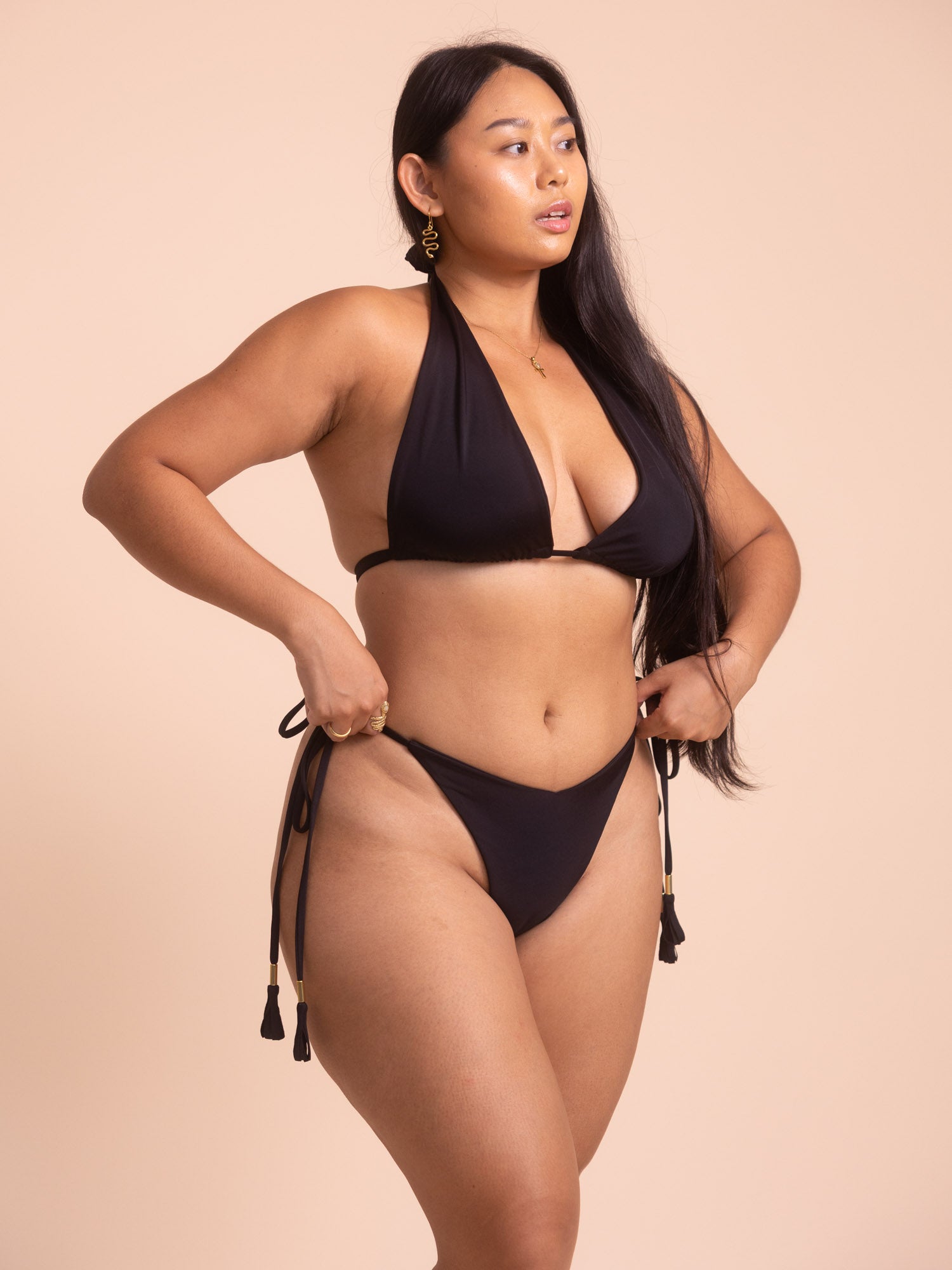 Solara Bikini Top (9-Way) - Black Onyx
