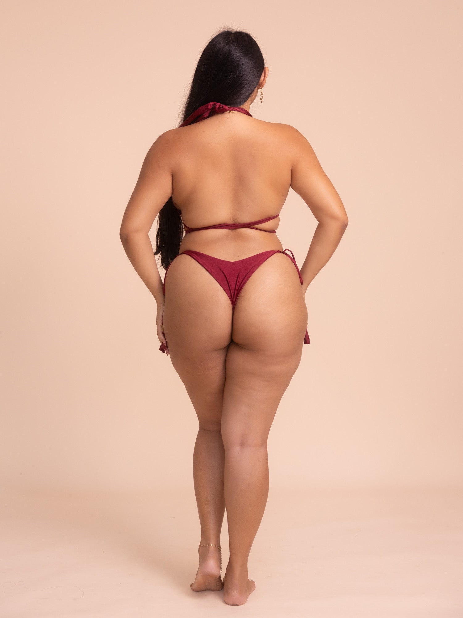 Calypso Bikini Bottom - Cherry