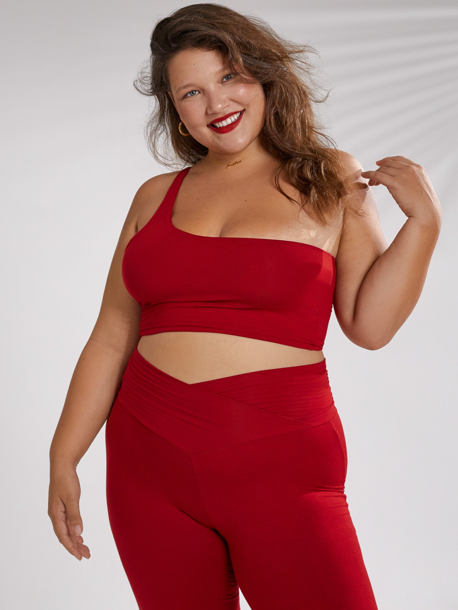 Zahra Top - Crimson Red