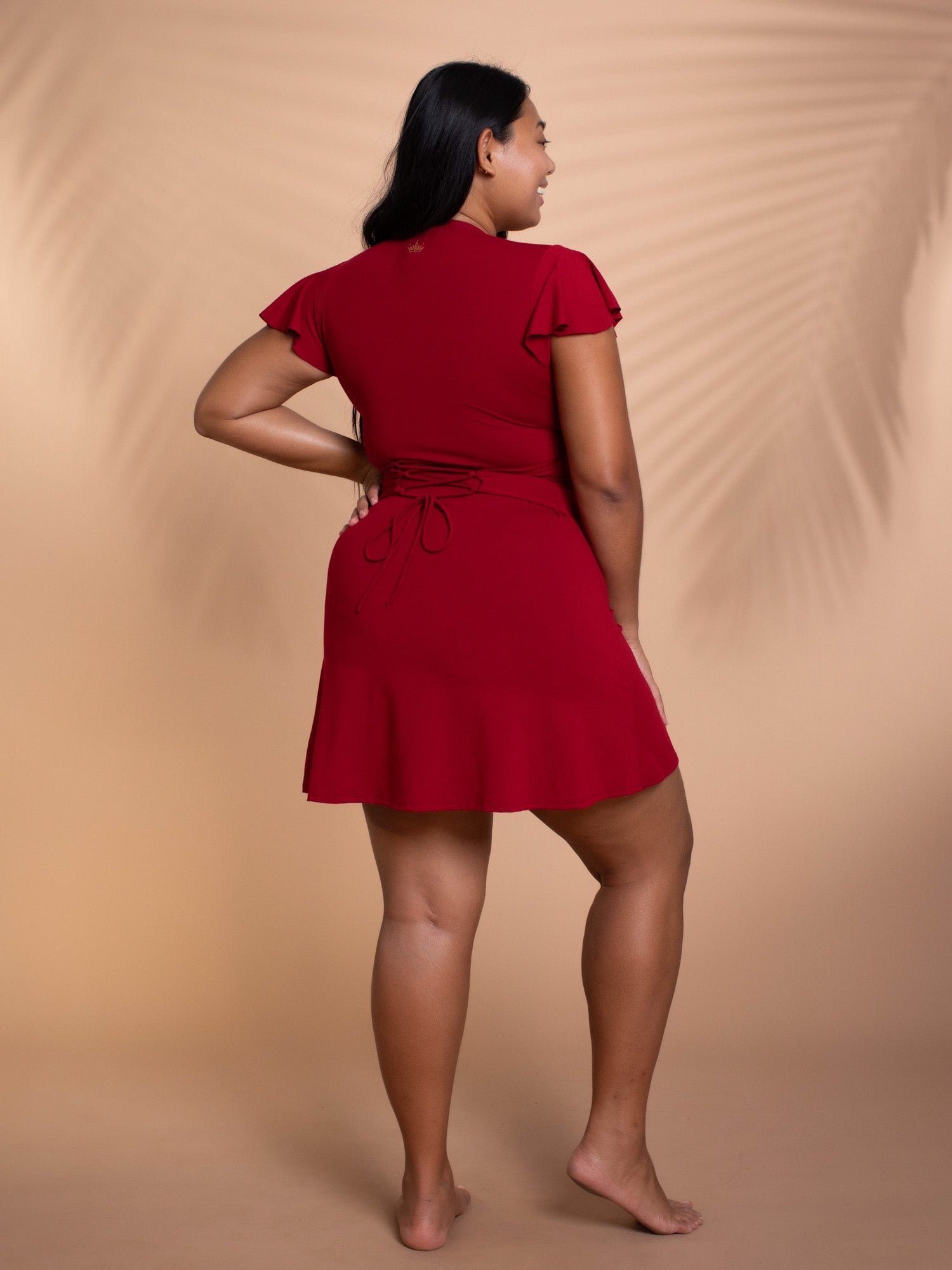 Indra Dress - Crimson Red