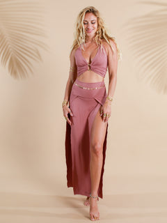 Serpent Top (5-Way) - Dusty Rose