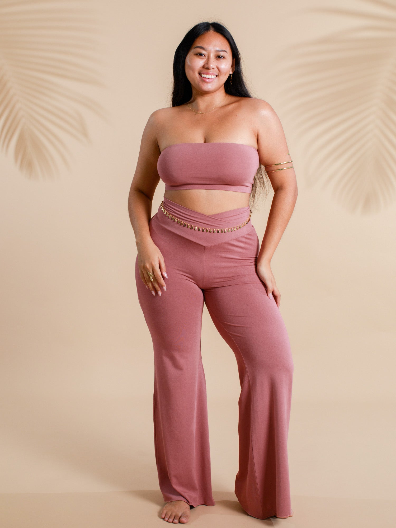 Bandito Top - Dusty Rose