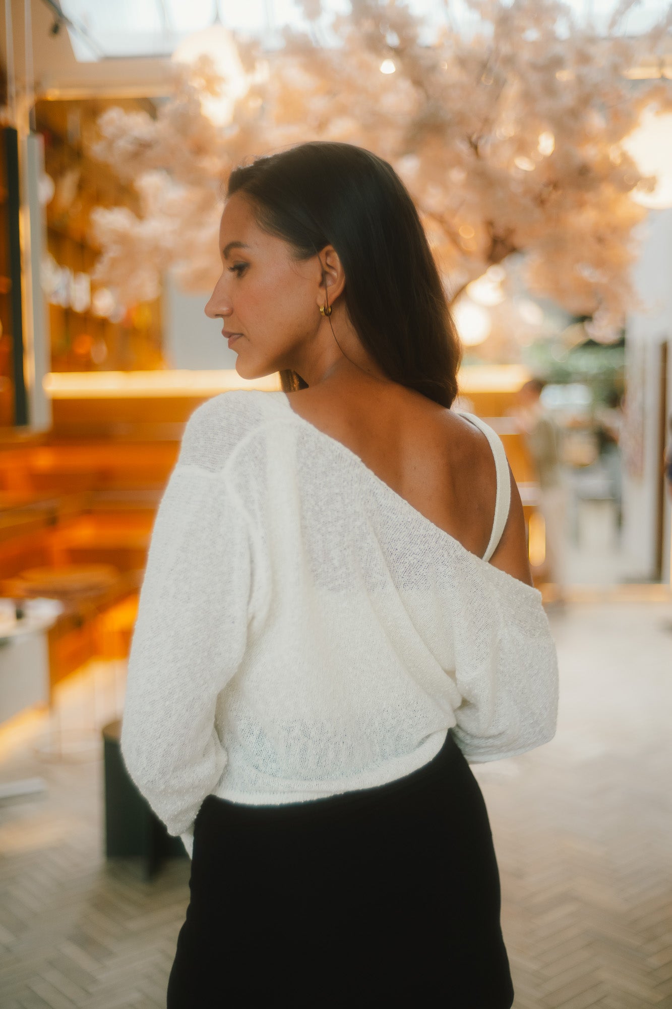Olivia Knit Top (4-Way) - Ivory