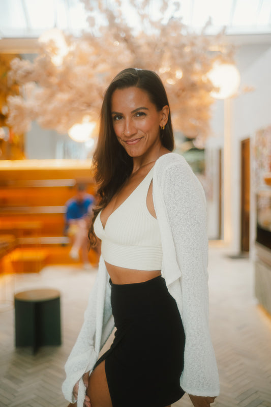 Neptune Knit Top - Ivory