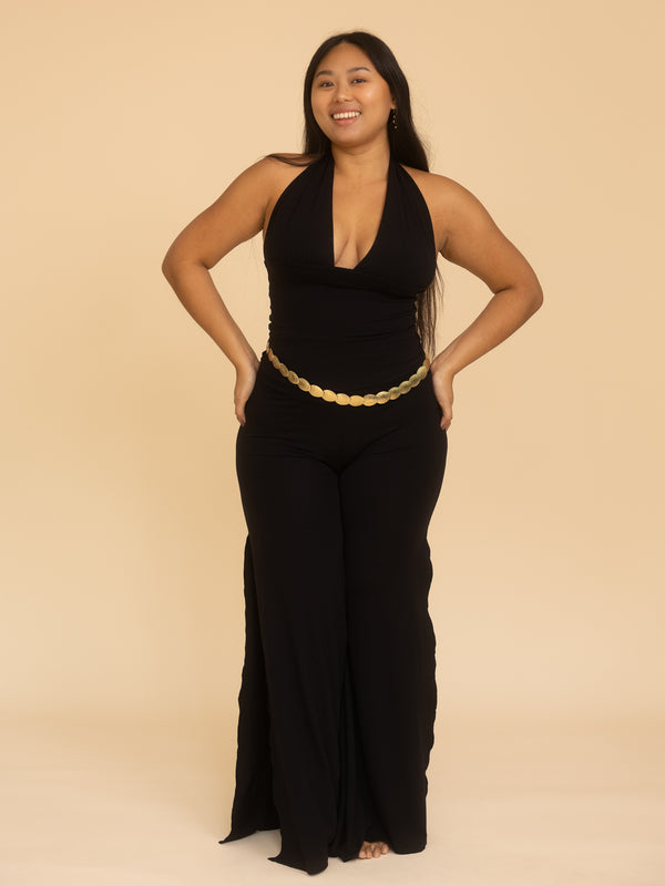 Long Celeste Top - Black Onyx